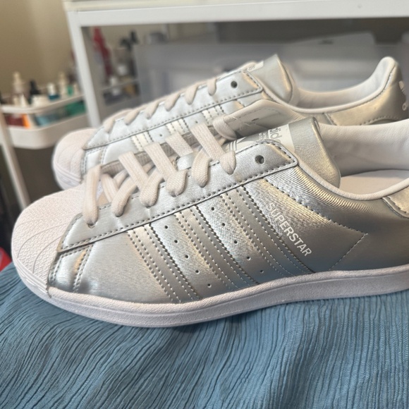 Brand new silver Adidas ! - Picture 1 of 6